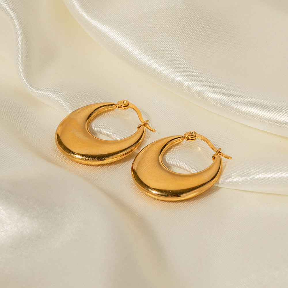 18K Gold plated U-shaped Earrings