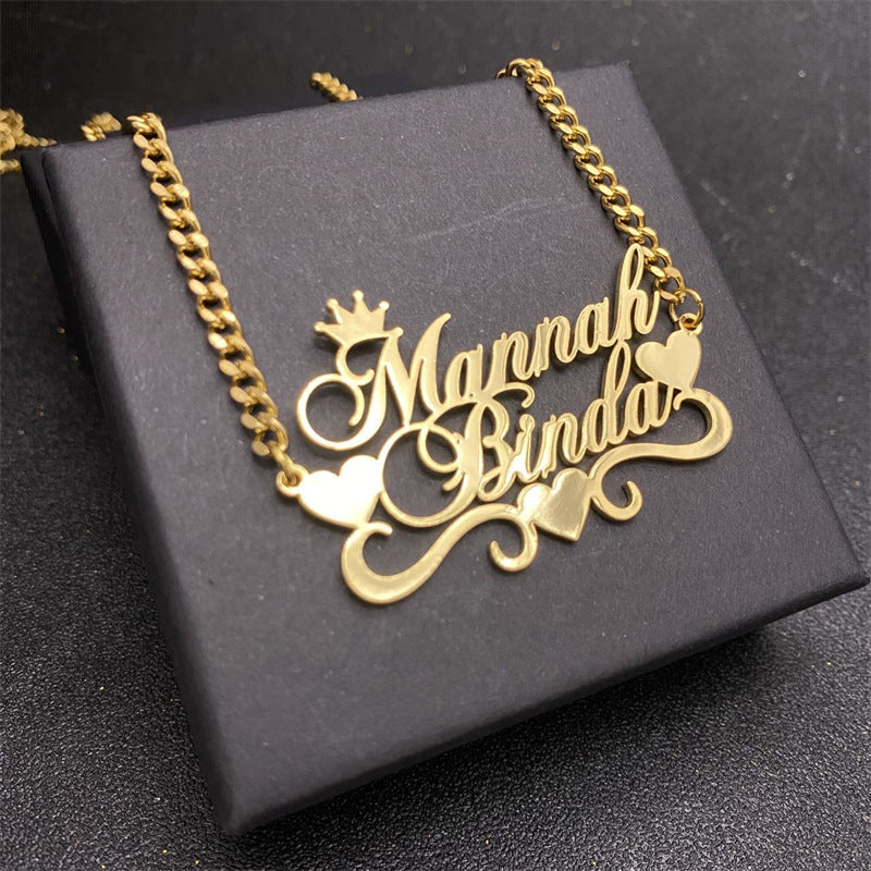 Just the Two of Us - Custom Name Chain