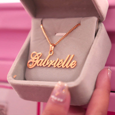 ForYou Personalized Gold name necklace