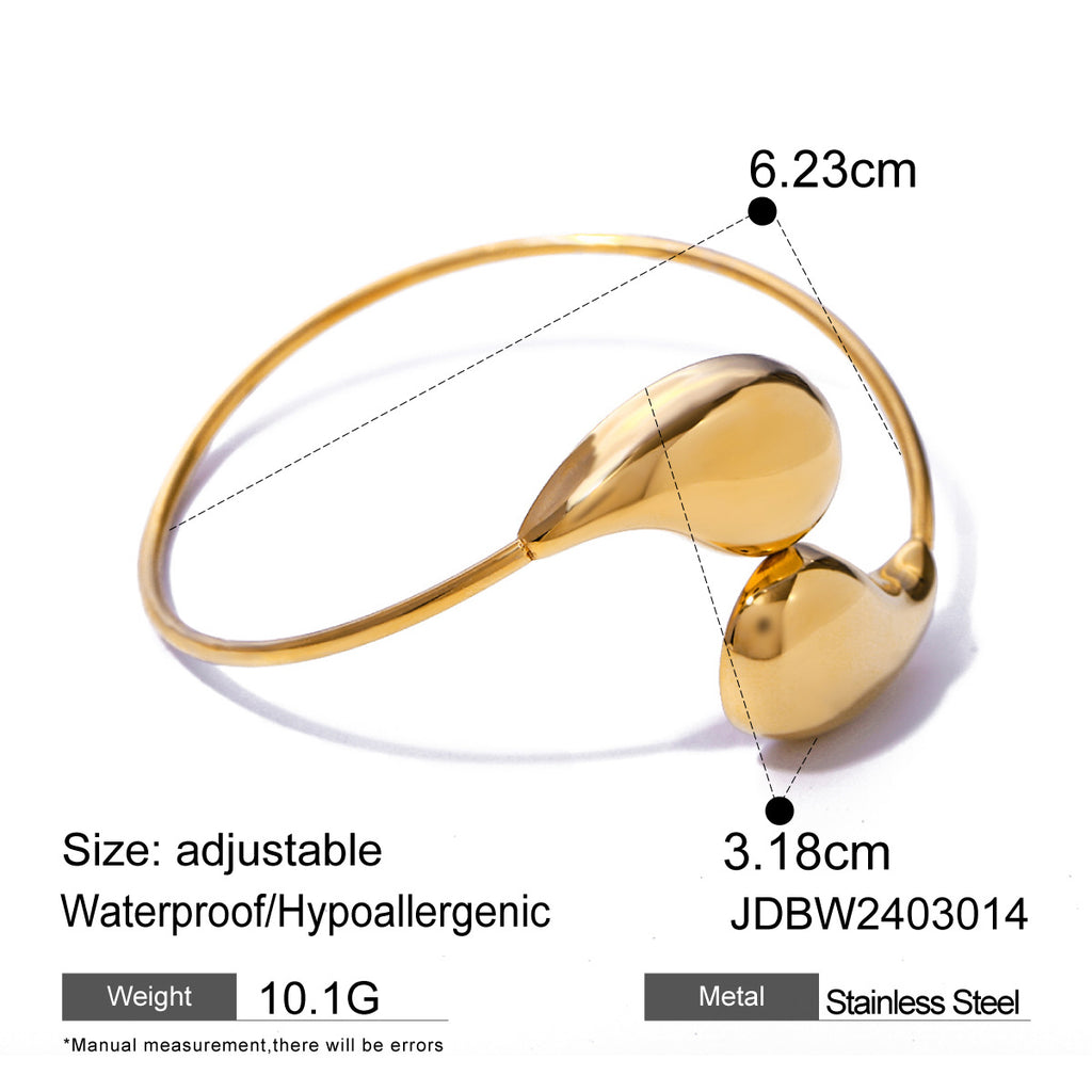 Luna Luxe Open Cuff Bracelet