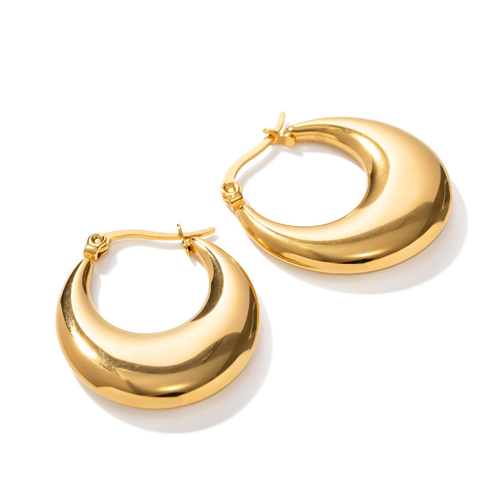 18K Gold plated U-shaped Earrings