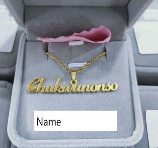 ForYou Personalized Gold name necklace