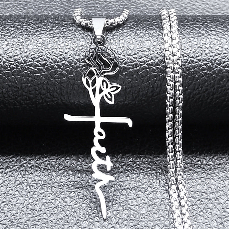 Faith Necklace 18K Gold plated