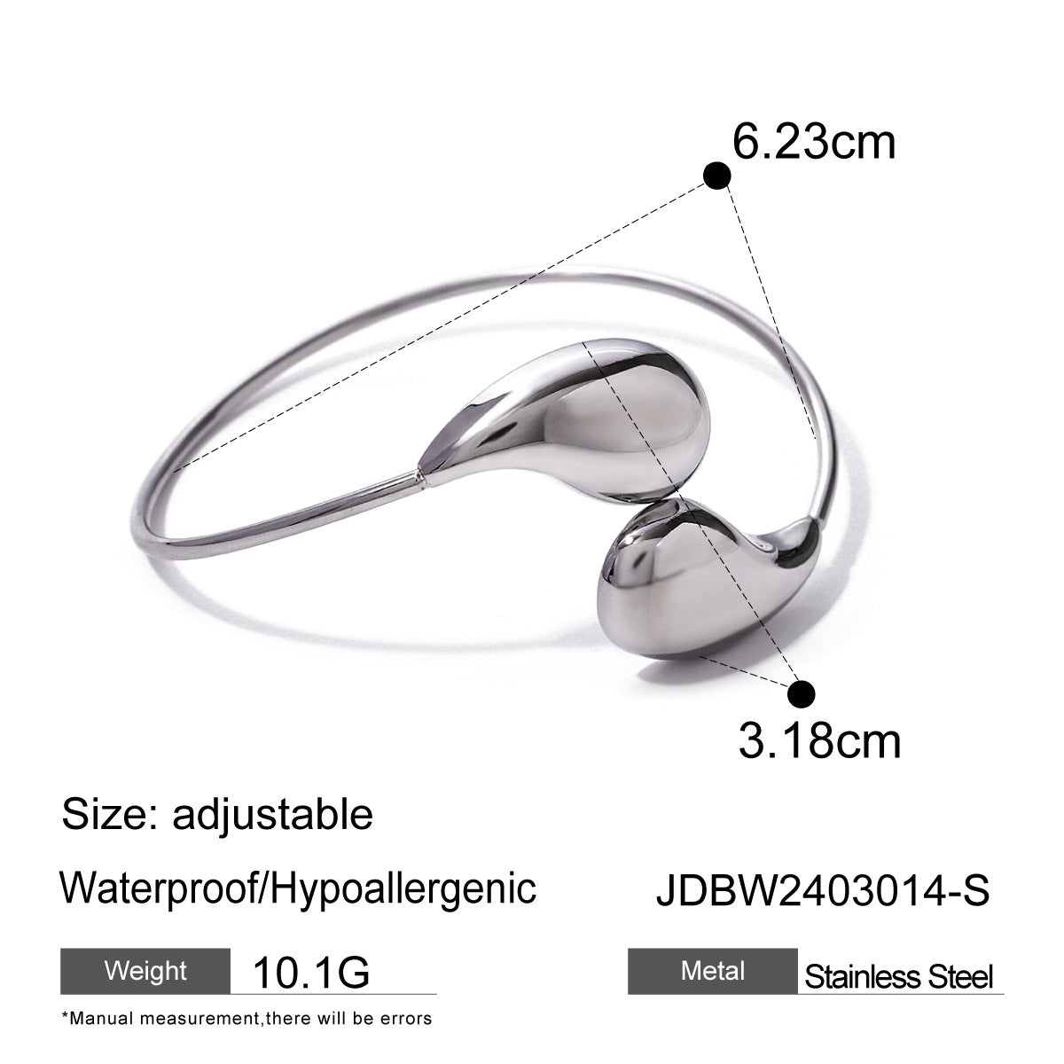 Luna Luxe Open Cuff Bracelet