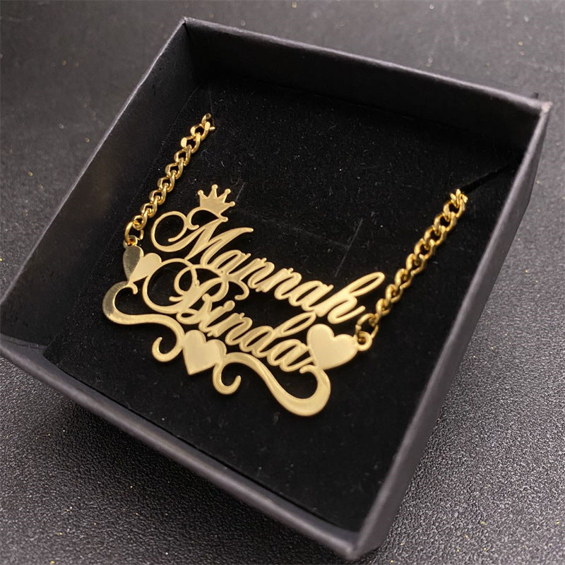 Just the Two of Us - Custom Name Chain