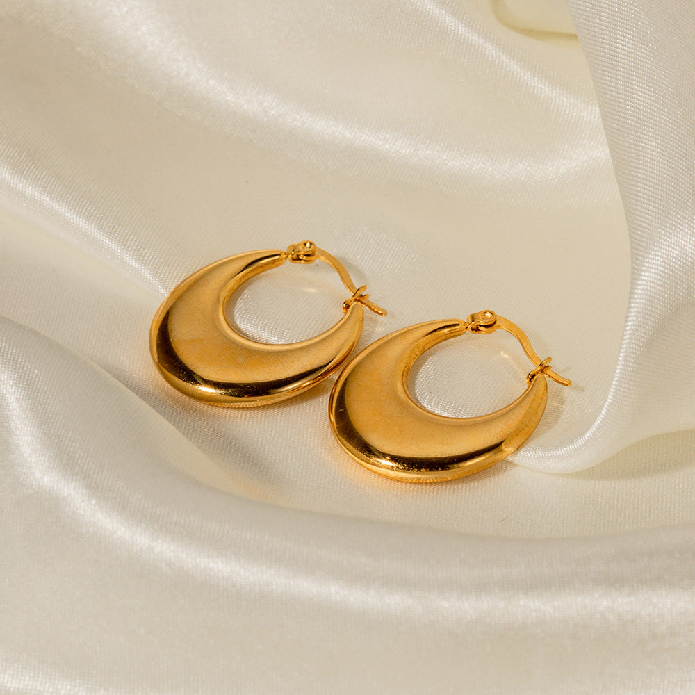 18K Gold plated U-shaped Earrings