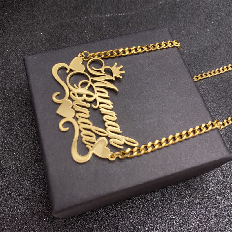 Just the Two of Us - Custom Name Chain