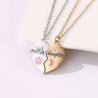 Forever Bond Magnetic Heart Necklace Set - Mother & Daughter