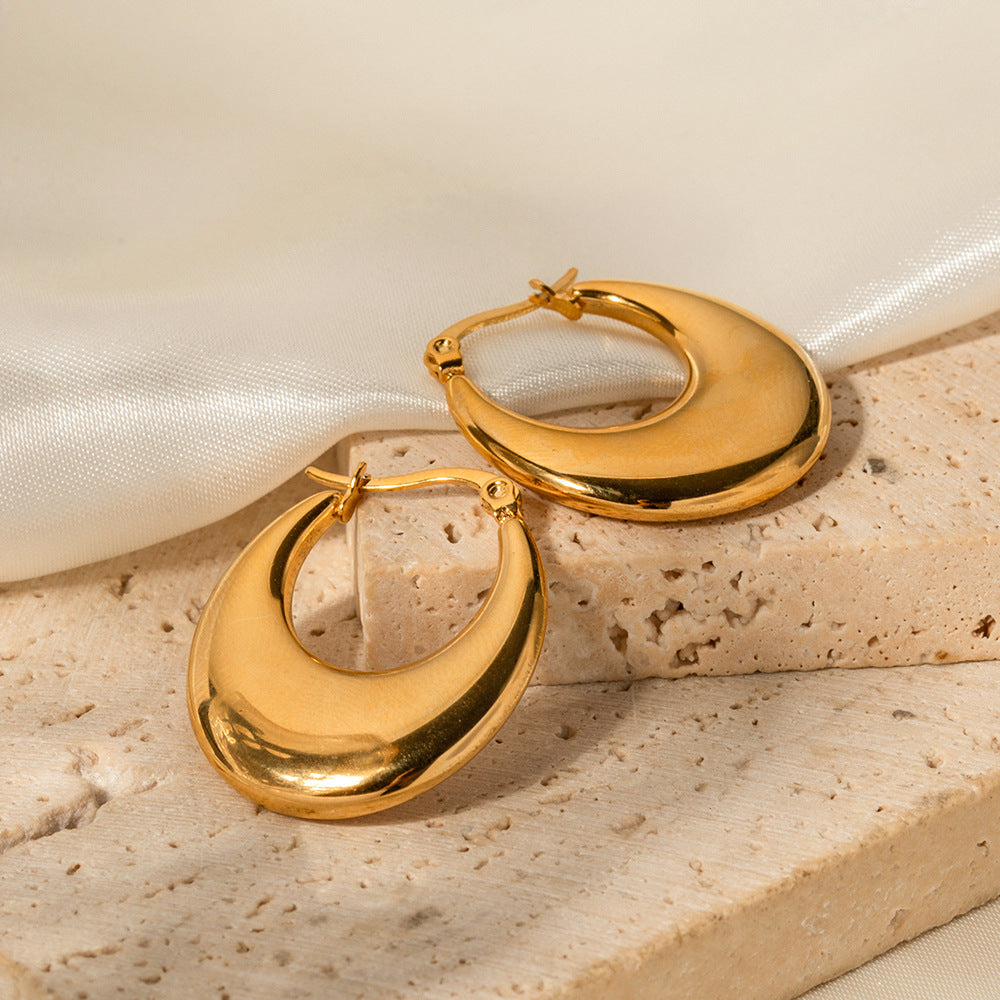 18K Gold plated U-shaped Earrings
